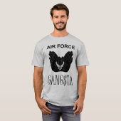 Graue Luftwaffe Gangsta T-Shirt (Vorne ganz)