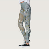 graue Malerei Leggings (Links)