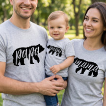 Graue Mama-Bär passende Familie