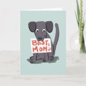 Graue Mama Mütter Tageskarte Karte (Vorderseite)