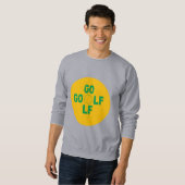 Graue Männer-Sweatshirt SPORT GOLF Sweatshirt (Vorne ganz)