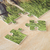 Graue Mare & Foal Pferde Oversifiziert Puzzle (Seite)