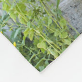 Graue Mare und Stallpferde Fleecedecke (Ecke)