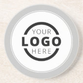 Graue Markenbezeichnungen für Werbeaktionen Getränkeuntersetzer (Vorne)