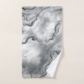 Graue Marmor Badehandtücher Set Geschenk (Handtuch)