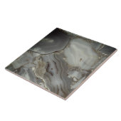 Graue Marmor mit Goldvene Fliese (Seite)