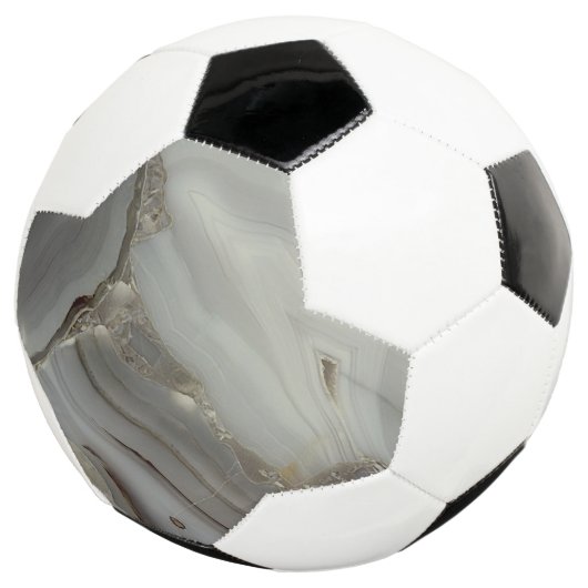 Graue Marmor mit Goldvene Fußball (Dreiviertel)