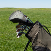Graue Marmor mit Goldvene Golf Headcover (In SItu)