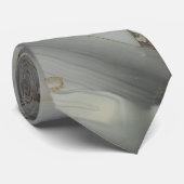 Graue Marmor mit Goldvene Krawatte (Gerollt)