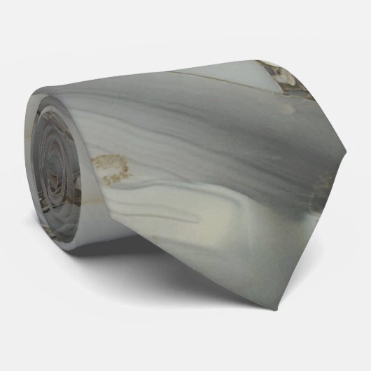 Graue Marmor mit Goldvene Krawatte (Gerollt)