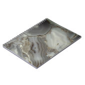 Graue Marmor mit Goldvene Notizblock (Linke Seite)
