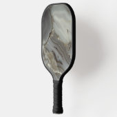 Graue Marmor mit Goldvene Pickleball Schläger (Links)