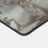 Graue Marmor mit Goldvene Schreibtischunterlage (Ecke)