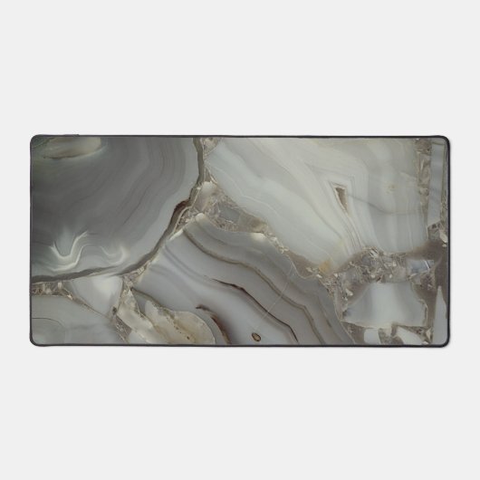 Graue Marmor mit Goldvene Schreibtischunterlage (Vorderseite)