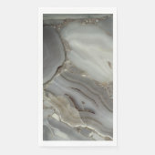 Graue Marmor mit Goldvene Serviette (Vorderseite)