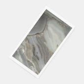 Graue Marmor mit Goldvene Serviette (Ecke)
