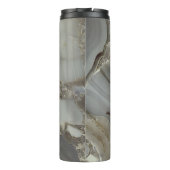 Graue Marmor mit Goldvene Thermosbecher (Rückseite)