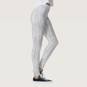 Graue Marmor-Muster-Leggings Leggings (Rechts)