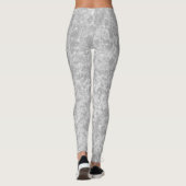 Graue Marmor-Muster-Leggings Leggings (Rückseite)