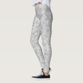 Graue Marmor-Muster-Leggings Leggings (Links)