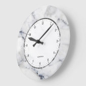 Graue Marmordrucke mit grauen Crackles, große Uhr (Winkel)