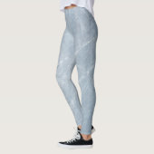 Graue Marmoreffekte Leggings (Links)