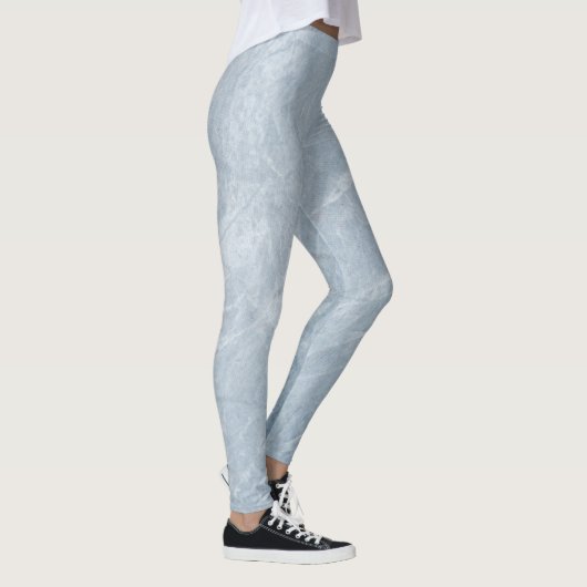 Graue Marmoreffekte Leggings (Rechts)