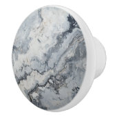 Graue Marmormuster Keramikknauf (Rechts)