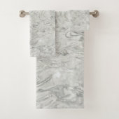 Graue Marmoroberflächen Badhandtuch Set (Insitu)