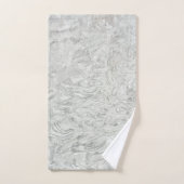 Graue Marmoroberflächen Badhandtuch Set (Handtuch)