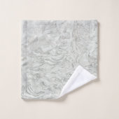 Graue Marmoroberflächen Badhandtuch Set (Waschlappen)