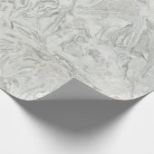 Graue Marmoroberflächen Geschenkpapier (Ecke)