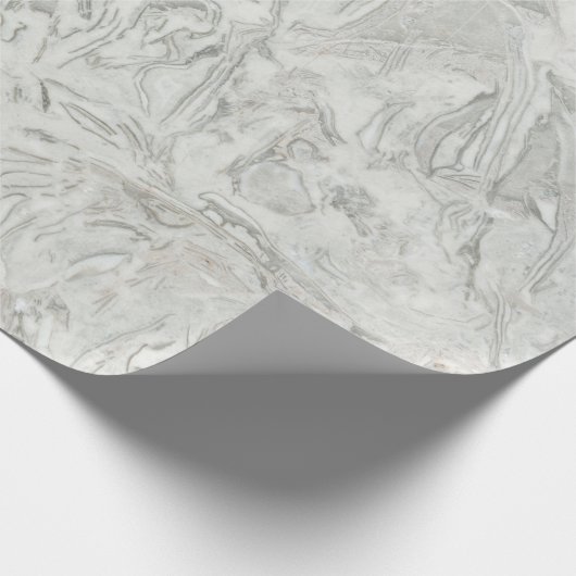 Graue Marmoroberflächen Geschenkpapier (Ecke)