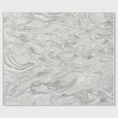 Graue Marmoroberflächen Geschenkpapier (Flach)