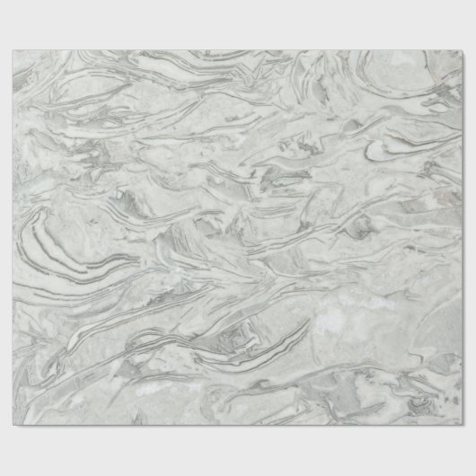 Graue Marmoroberflächen Geschenkpapier (Flach)