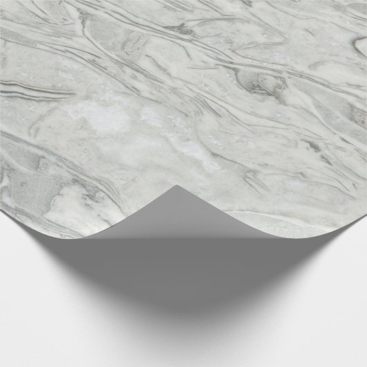 Graue Marmoroberflächen Geschenkpapier (Ecke)