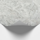 Graue Marmoroberflächen Geschenkpapier (Ecke)