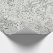 Graue Marmoroberflächen Geschenkpapier (Ecke)