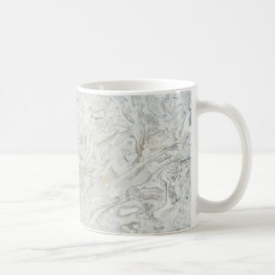 Graue Marmoroberflächen Kaffeetasse