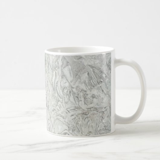 Graue Marmoroberflächen Kaffeetasse (Rechts)