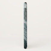 Graue Marmorpflastersteine und Monogramm Case-Mate iPhone Hülle (Hinten/Links)