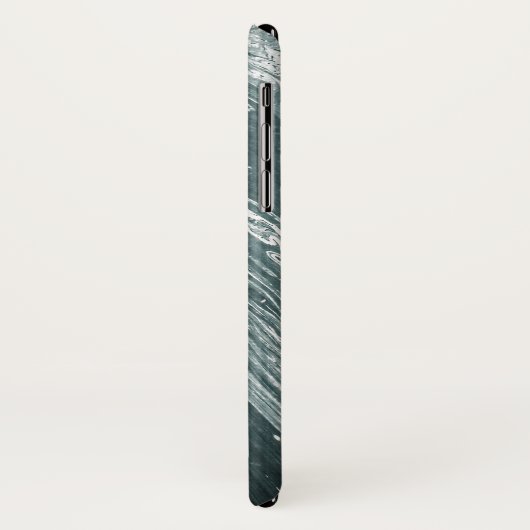 Graue Marmorpflastersteine und Monogramm Case-Mate iPhone Hülle (Hinten/Links)