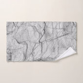 Graue Marmorplatte Badhandtuch Set (Handtuch)