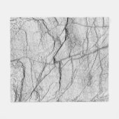 Graue Marmorplatte Fleecedecke (Vorderseite (Horizontal))