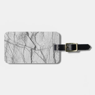 Graue Marmorplatte Gepäckanhänger