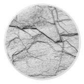 Graue Marmorplatte Keramikknauf (Vorderseite)