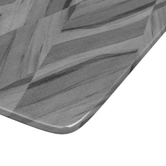 Graue Marmorplatte Schneidebrett (Ecke)