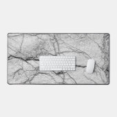 Graue Marmorplatte Schreibtischunterlage (Tastatur & Maus)