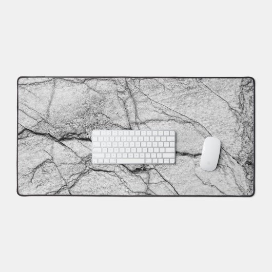 Graue Marmorplatte Schreibtischunterlage (Tastatur & Maus)