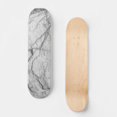 Graue Marmorplatte Skateboard (Vorderseite)